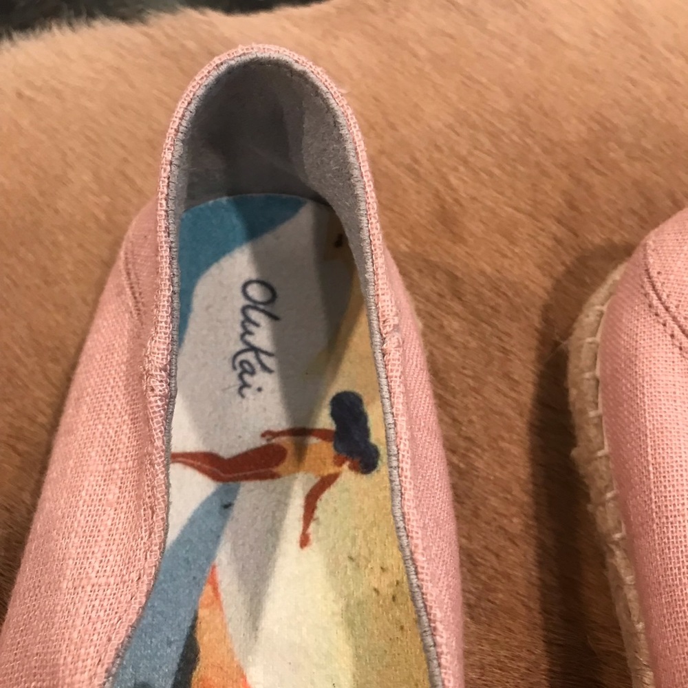 NWT OluKai Kaula Pa’a Kapa Pink Espadrilles - Picture 2 of 7